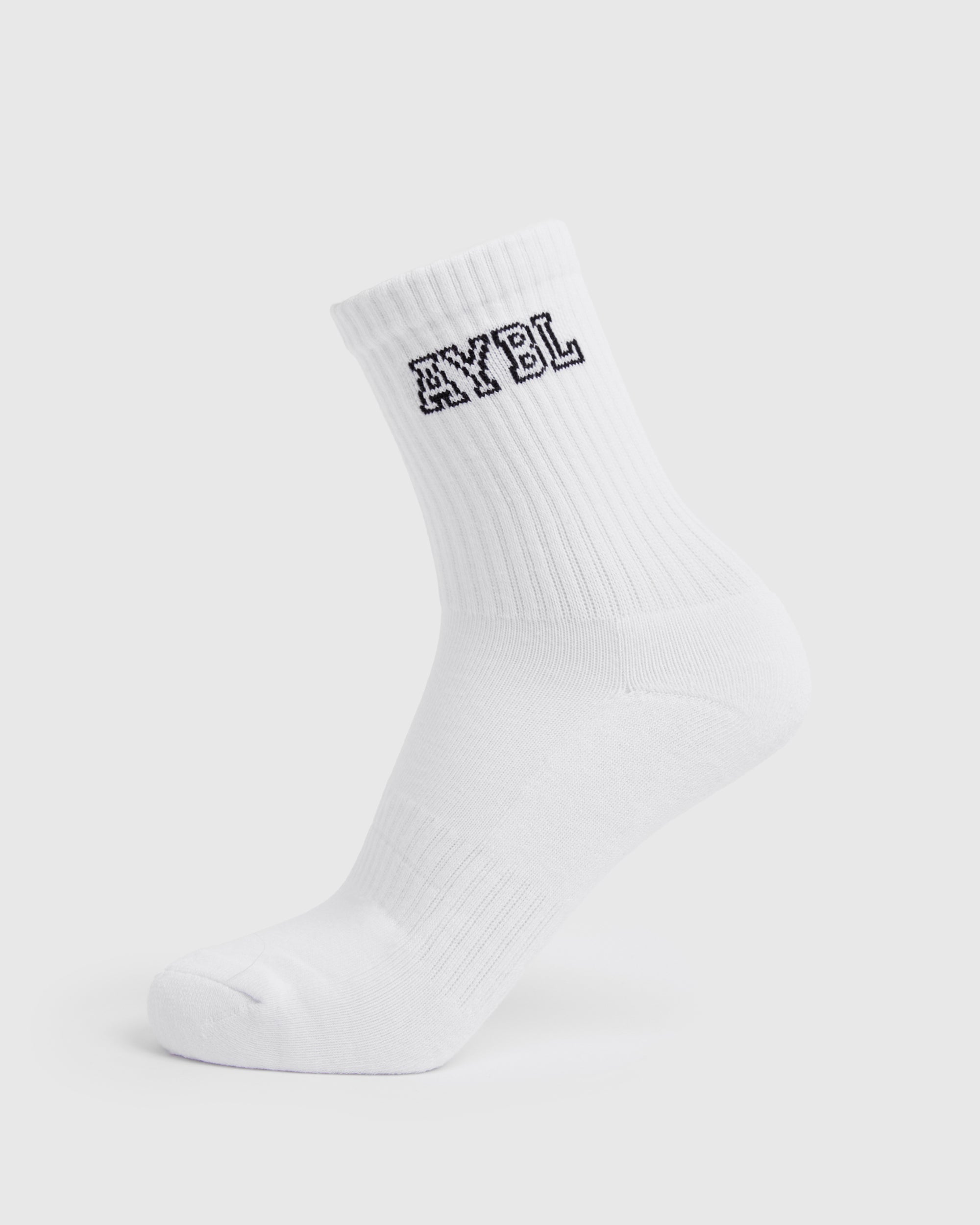 Varsity Crew Socks - Wit