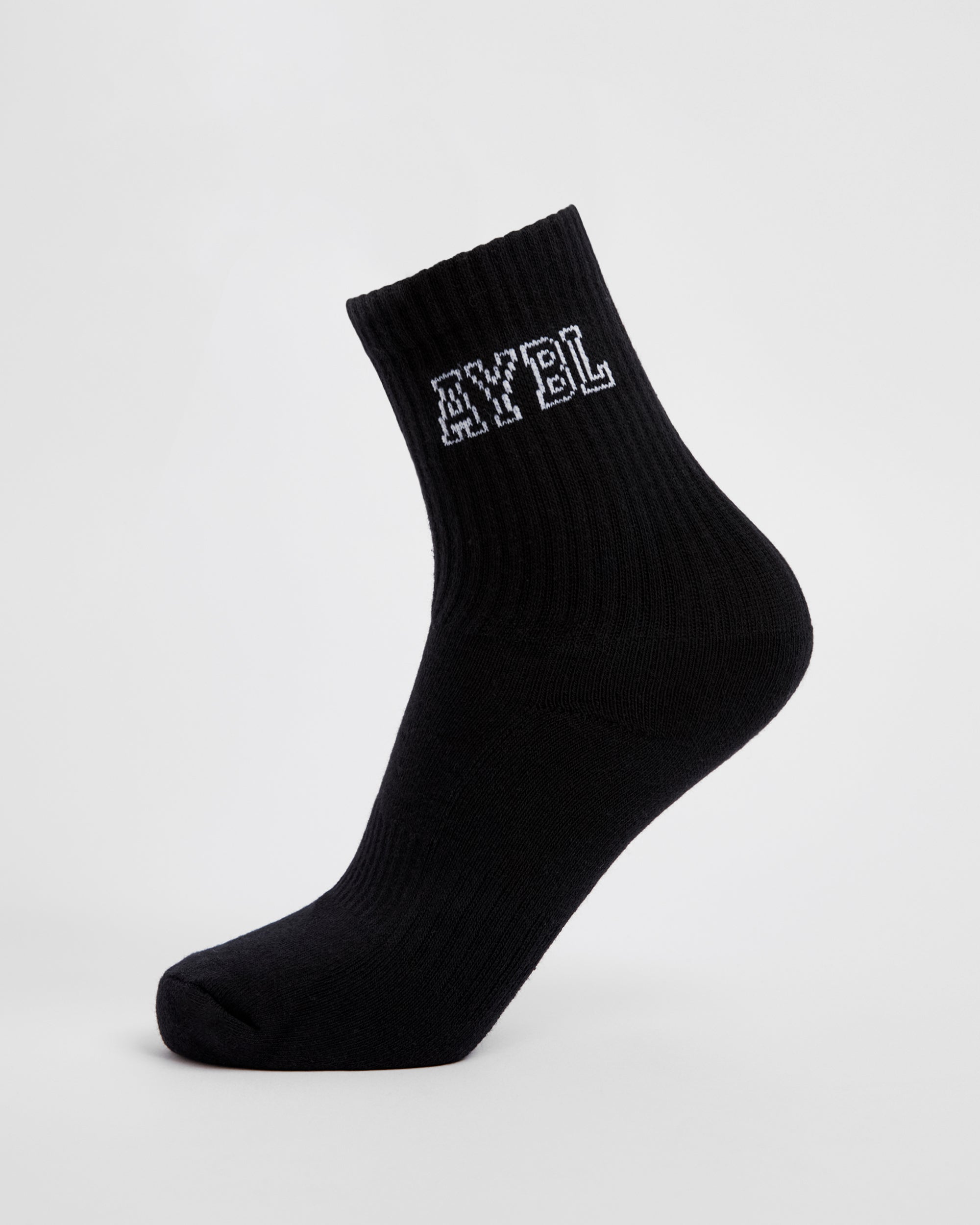 Varsity Crew Socks - Zwart