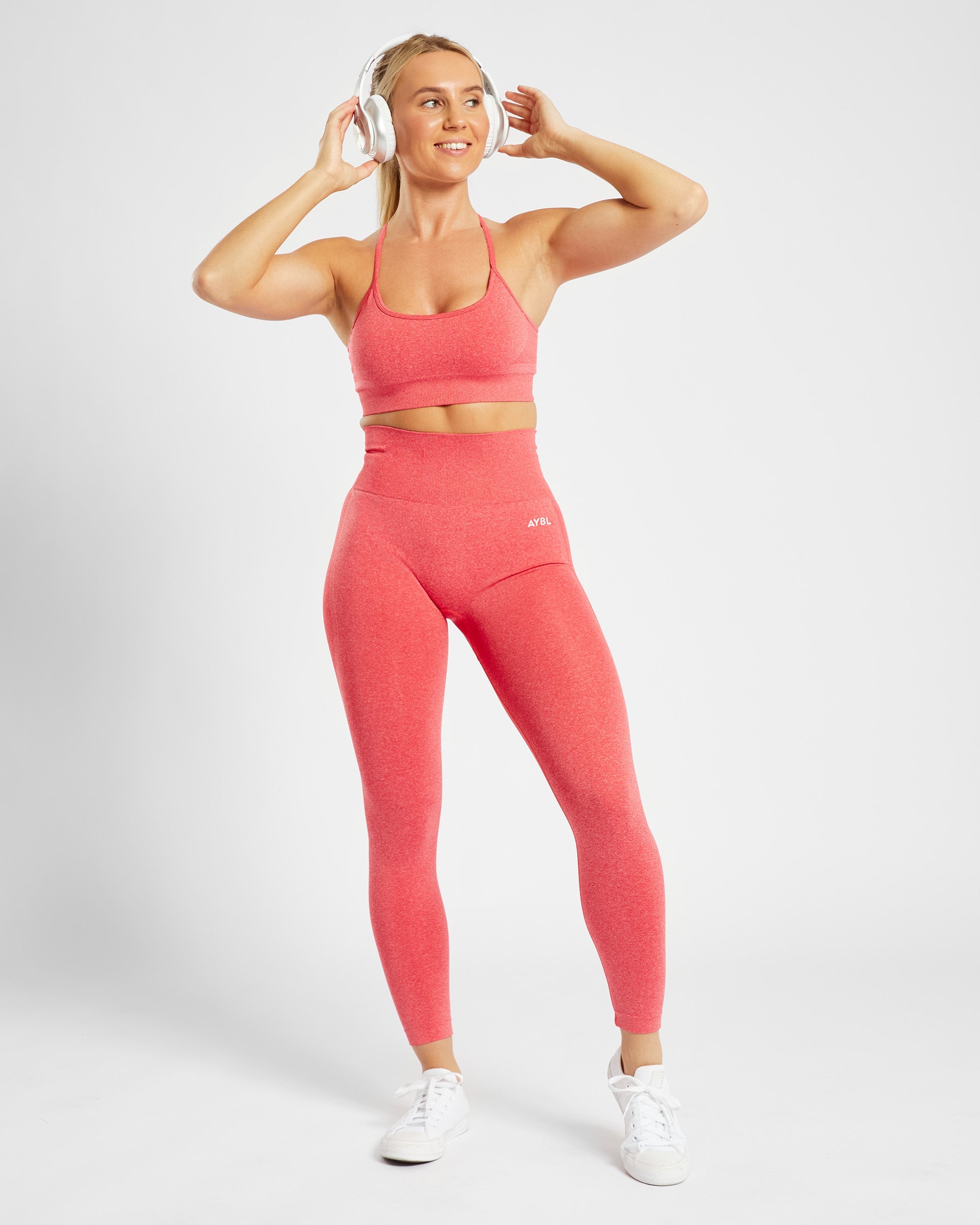 Empower Seamless Leggings - Coral Rood Marl