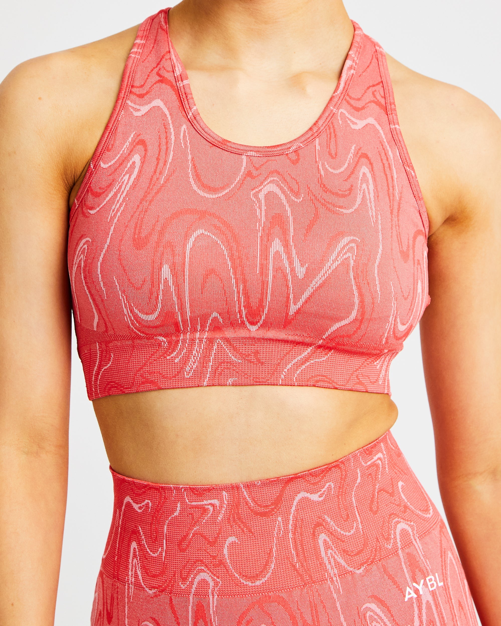 Velocity Seamless Sports Bra - Coral