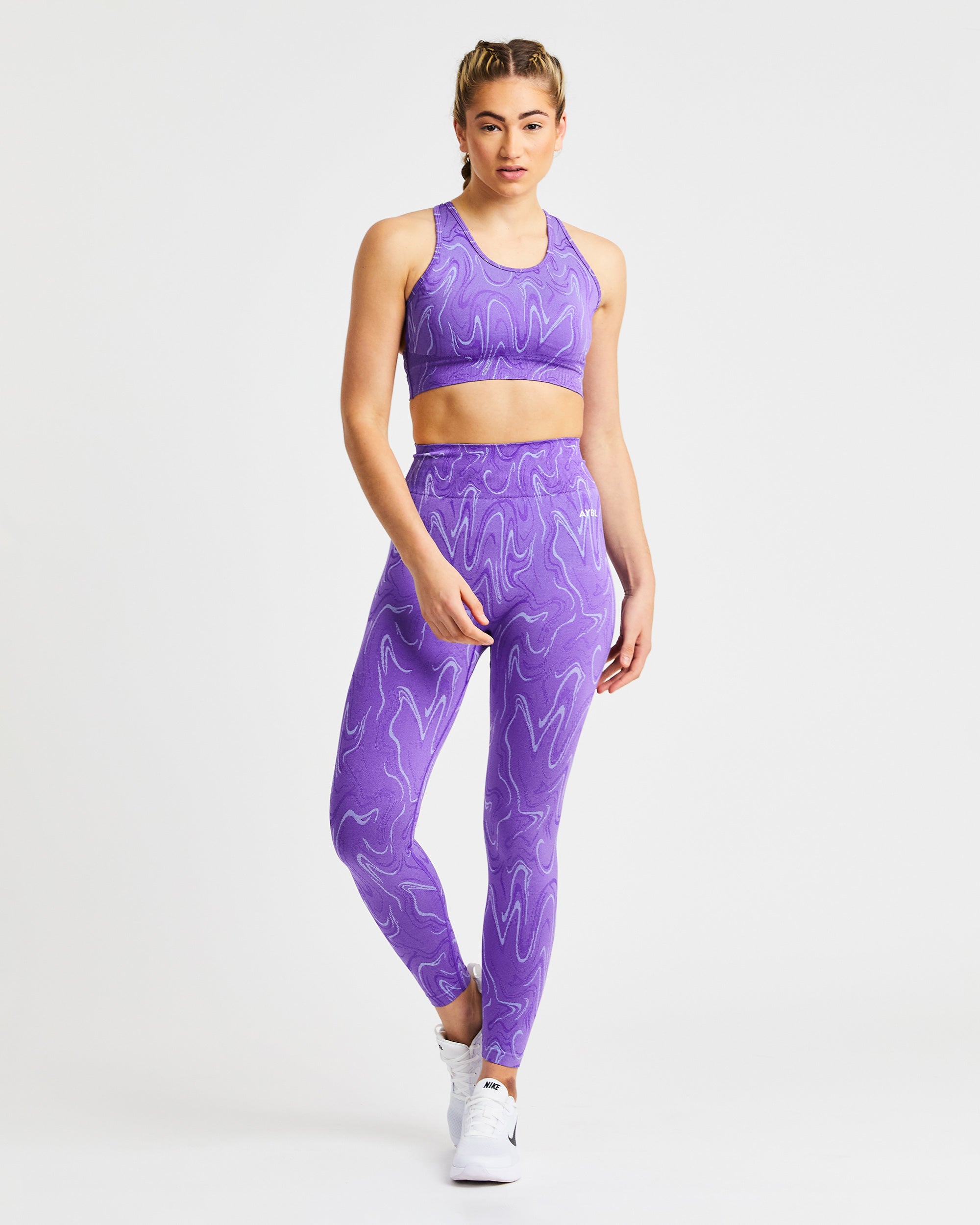 Velocity Seamless Leggings - Paars