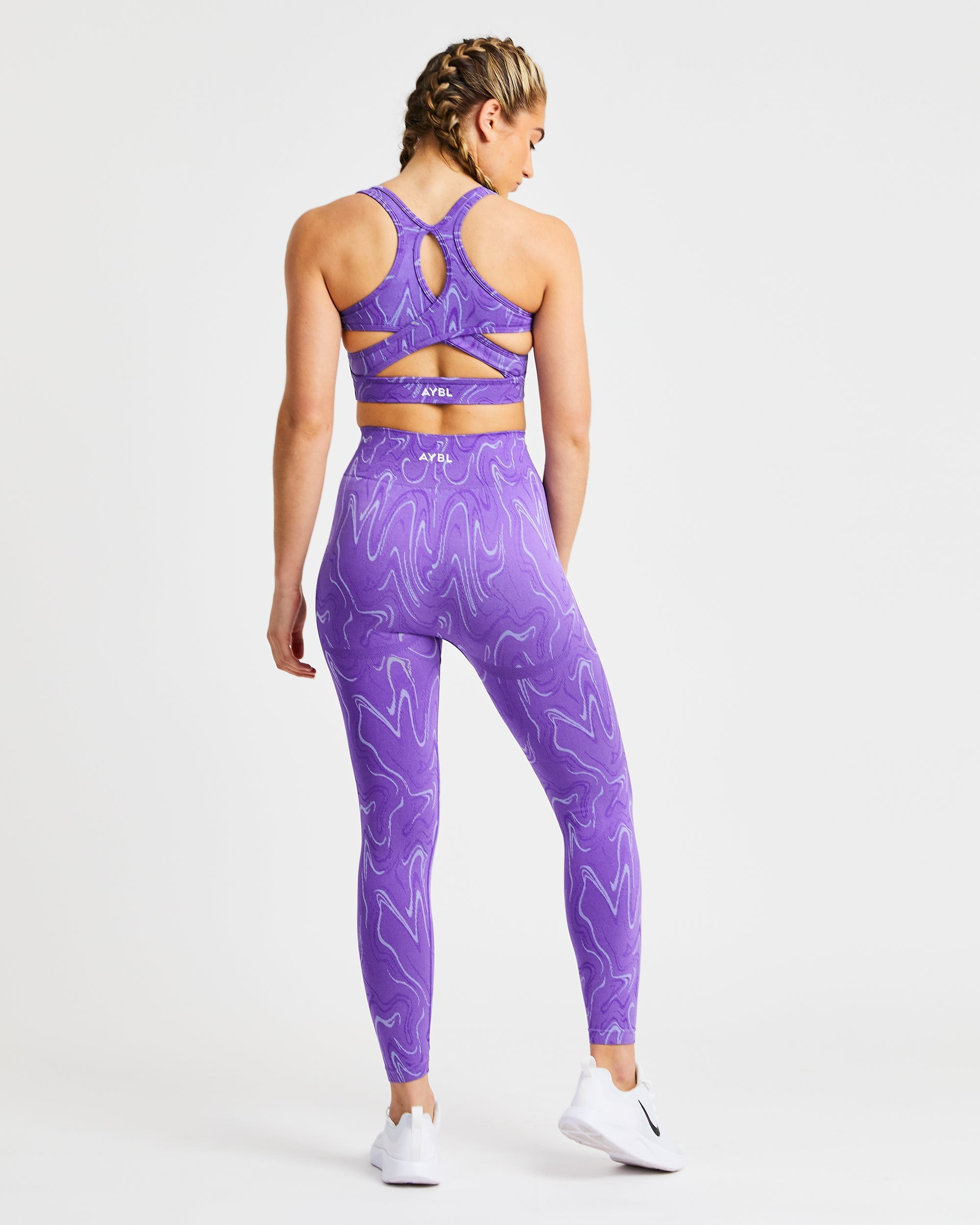 Velocity Seamless Leggings - Paars