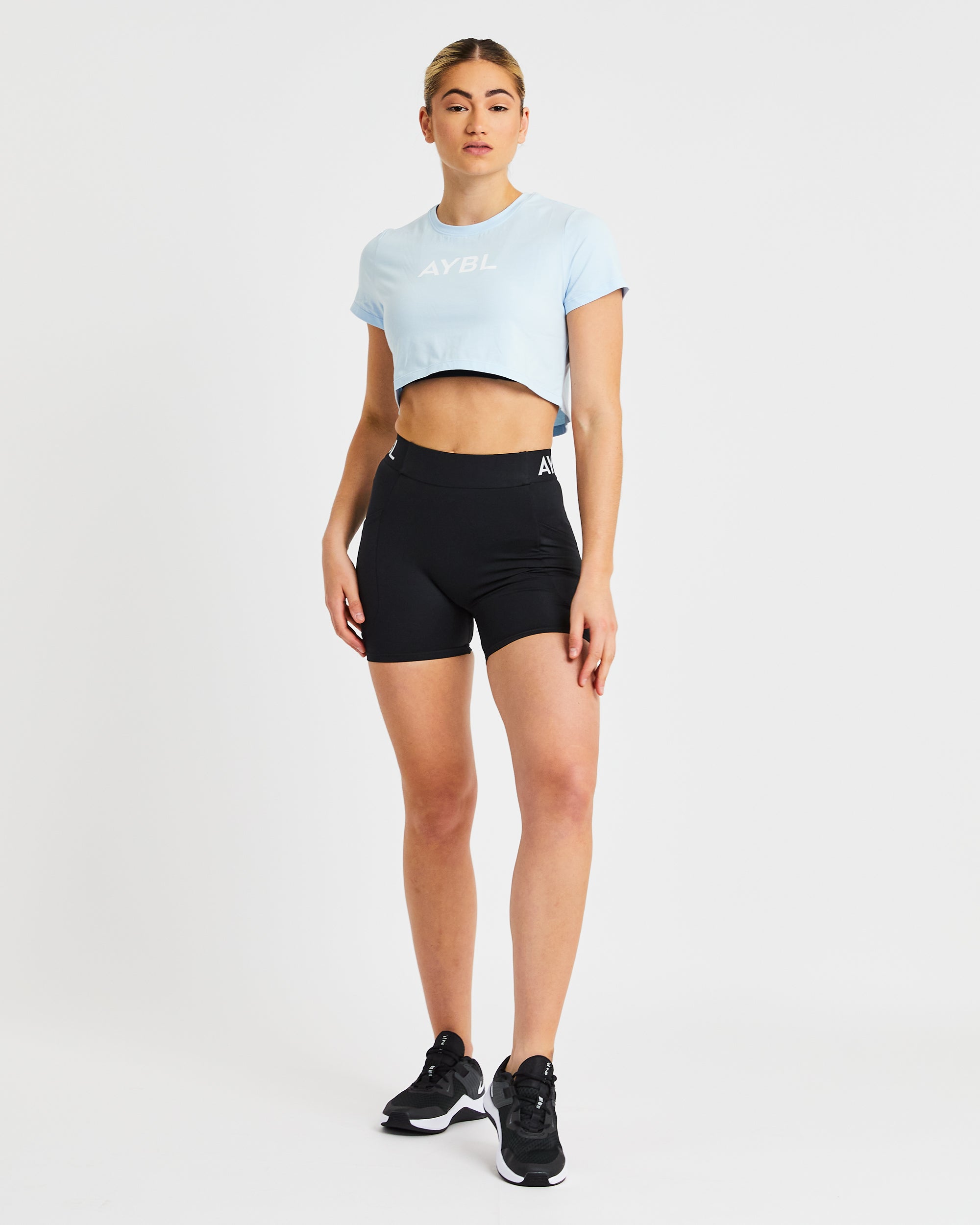 Crop T Shirt - Blauw