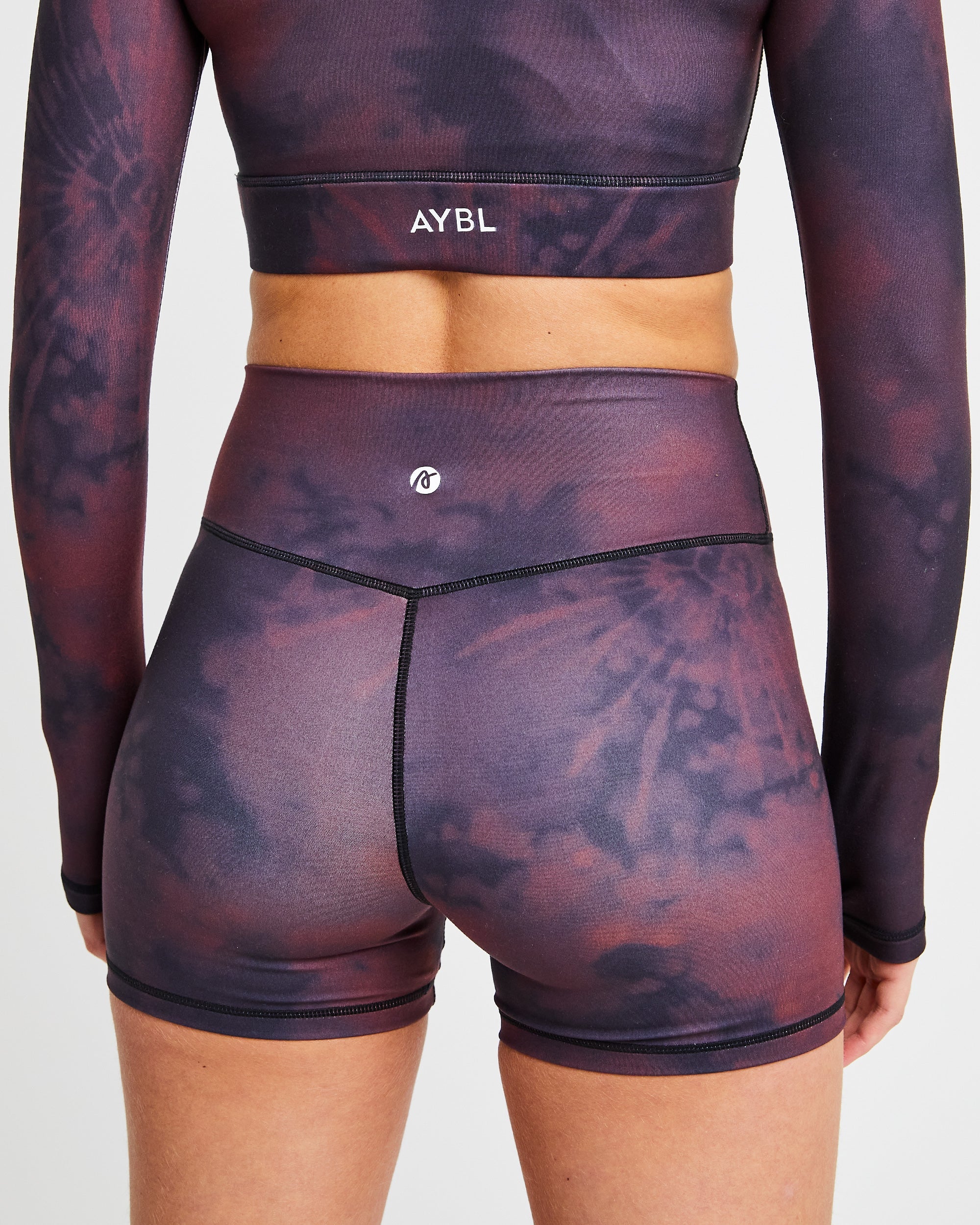 Core Shorts - Fire Rood Tie Dye