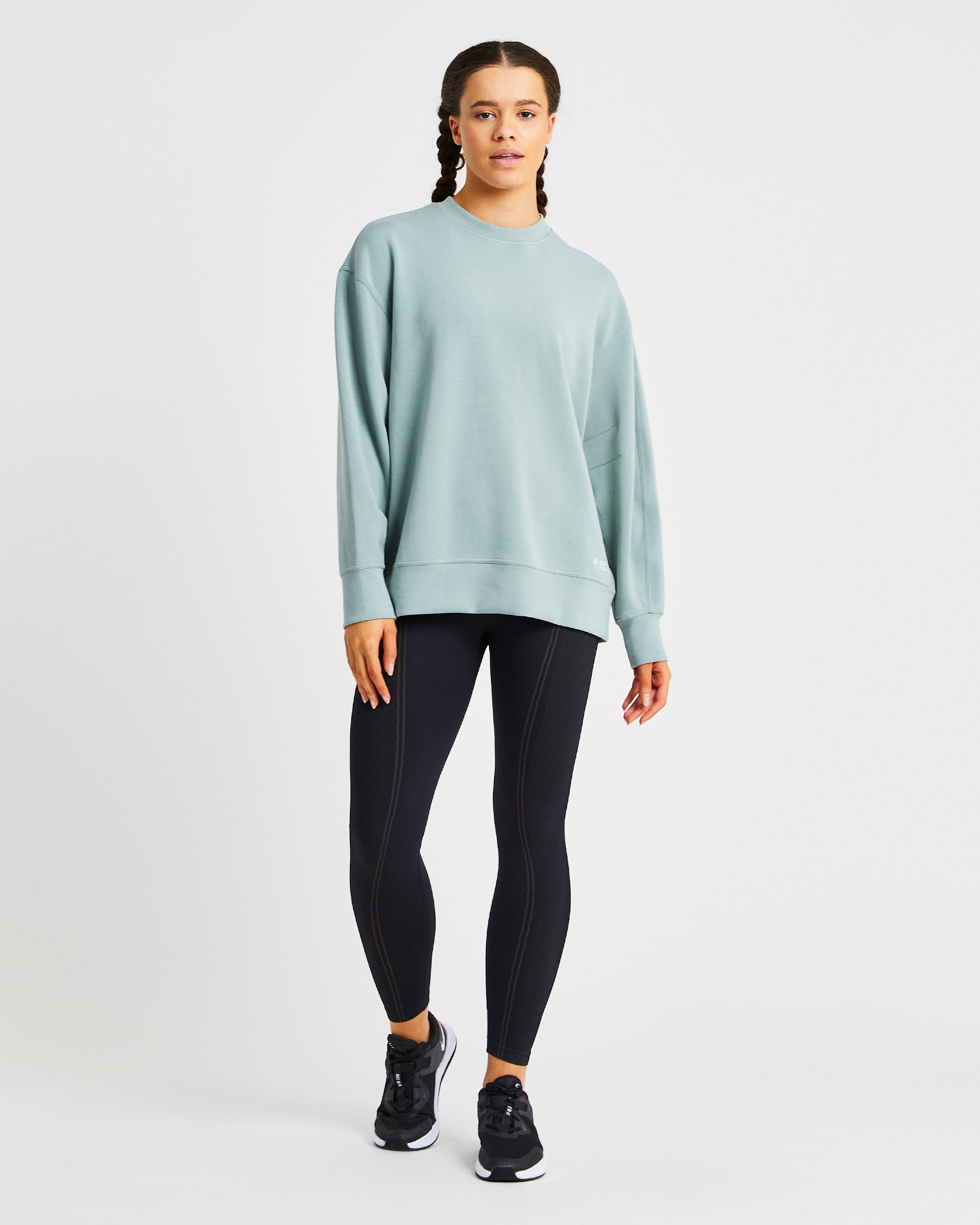 Oversized Jumper - Sage Groen