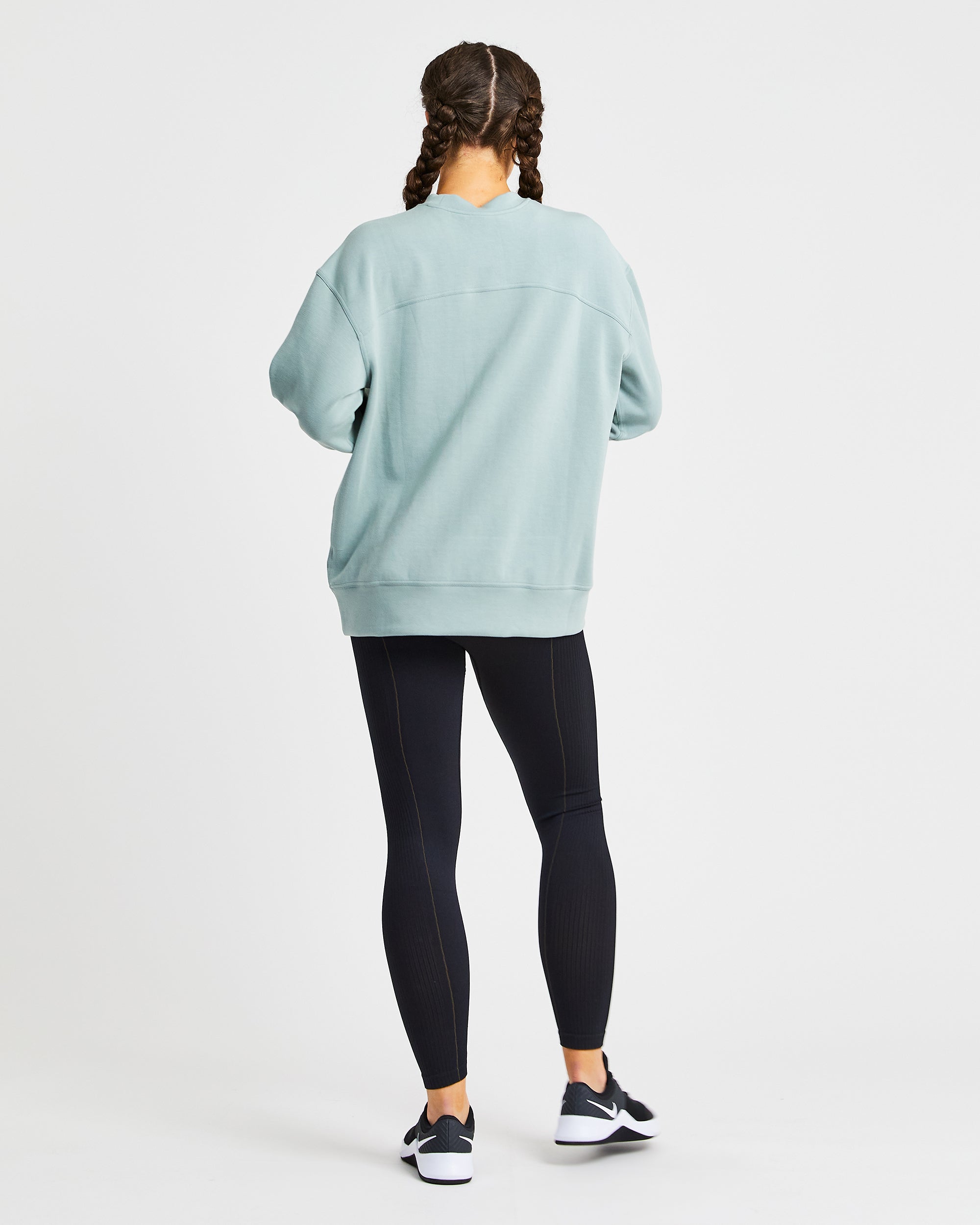 Oversized Jumper - Sage Groen