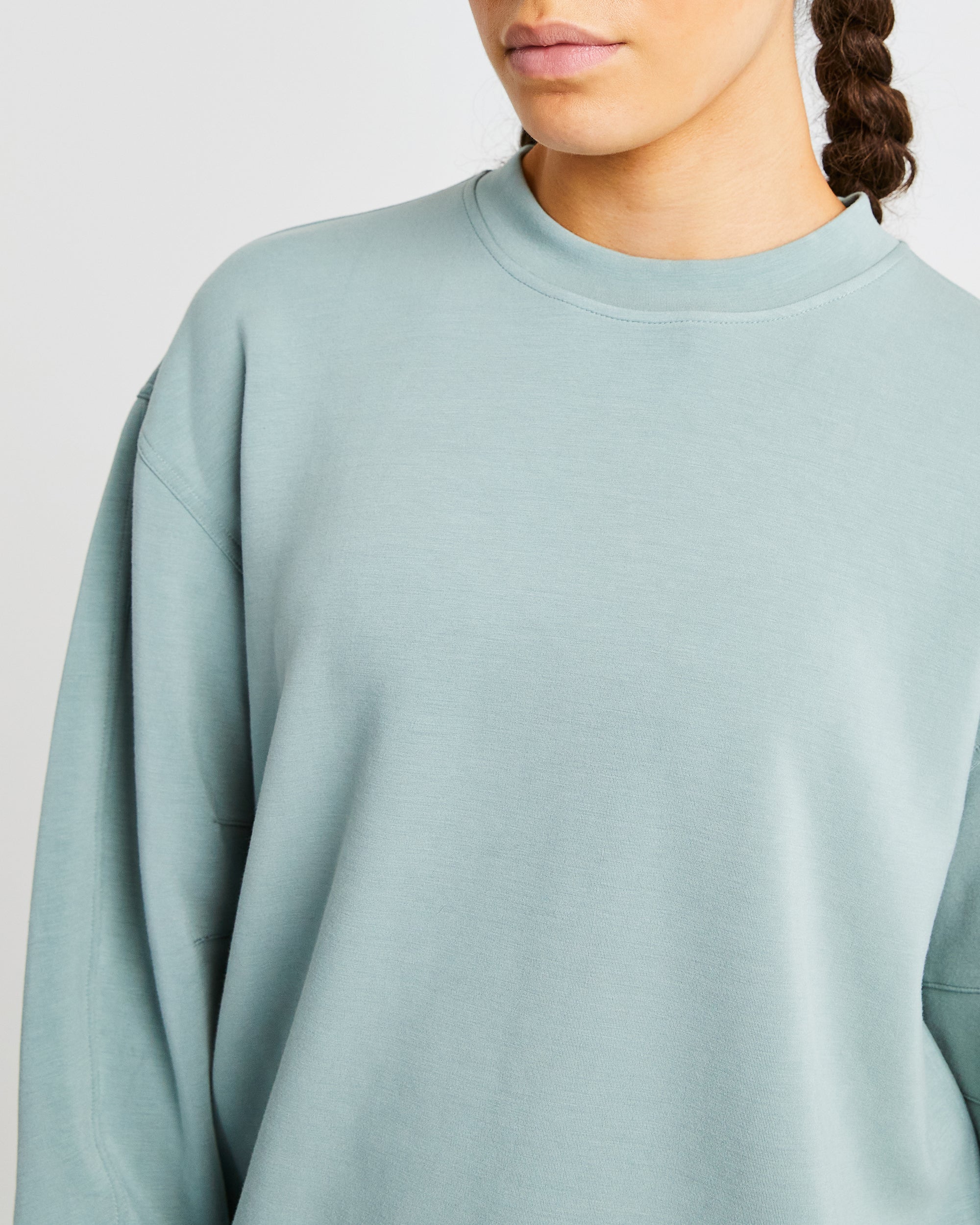 Oversized Jumper - Sage Groen