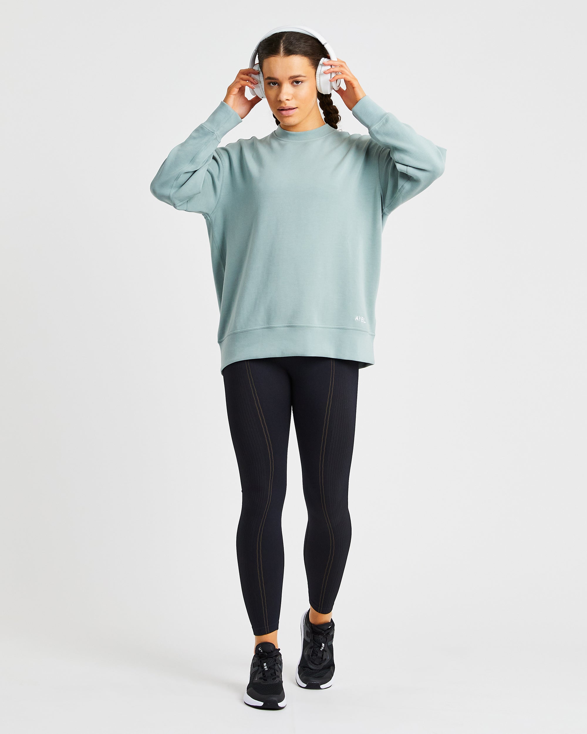 Oversized Jumper - Sage Groen