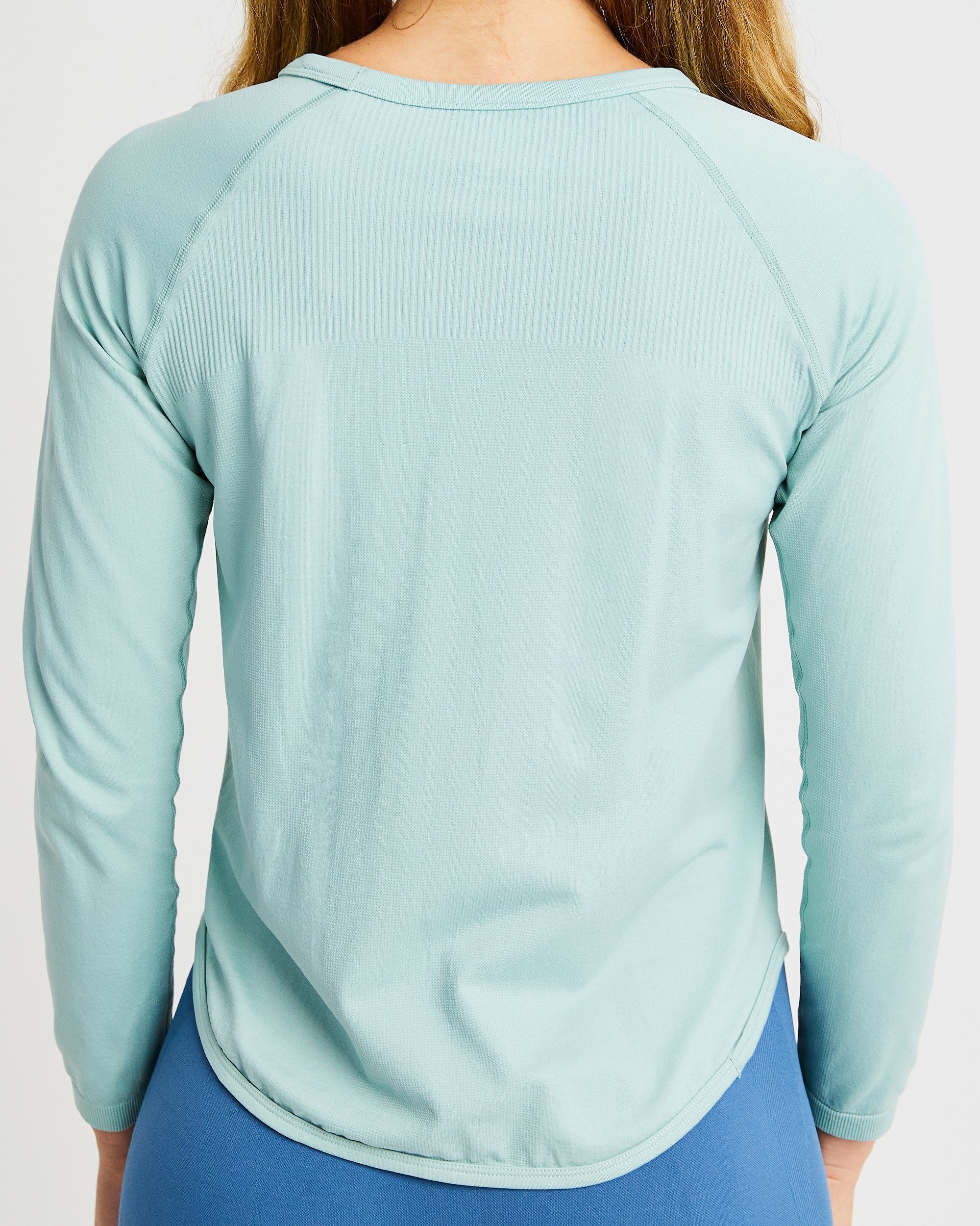 Reform Seamless Long Sleeve T Shirt - Sage Groen