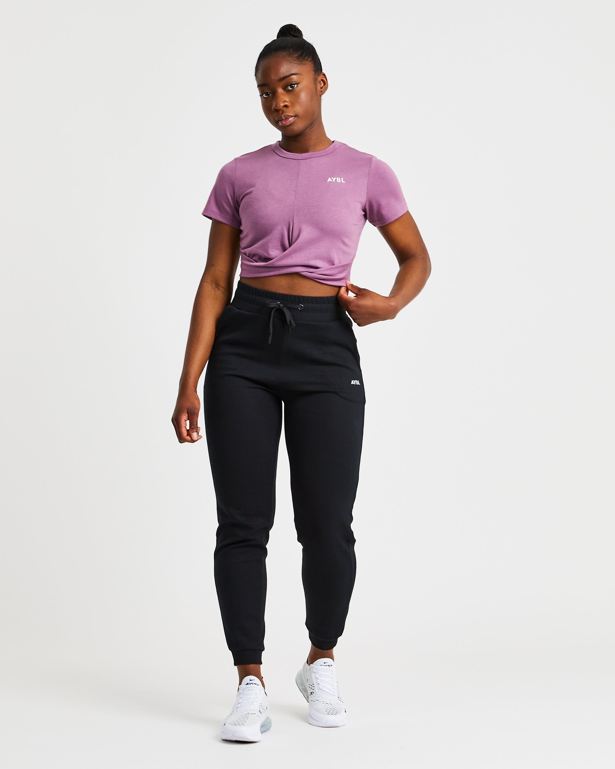 Element Twist Top - Mauve Paars