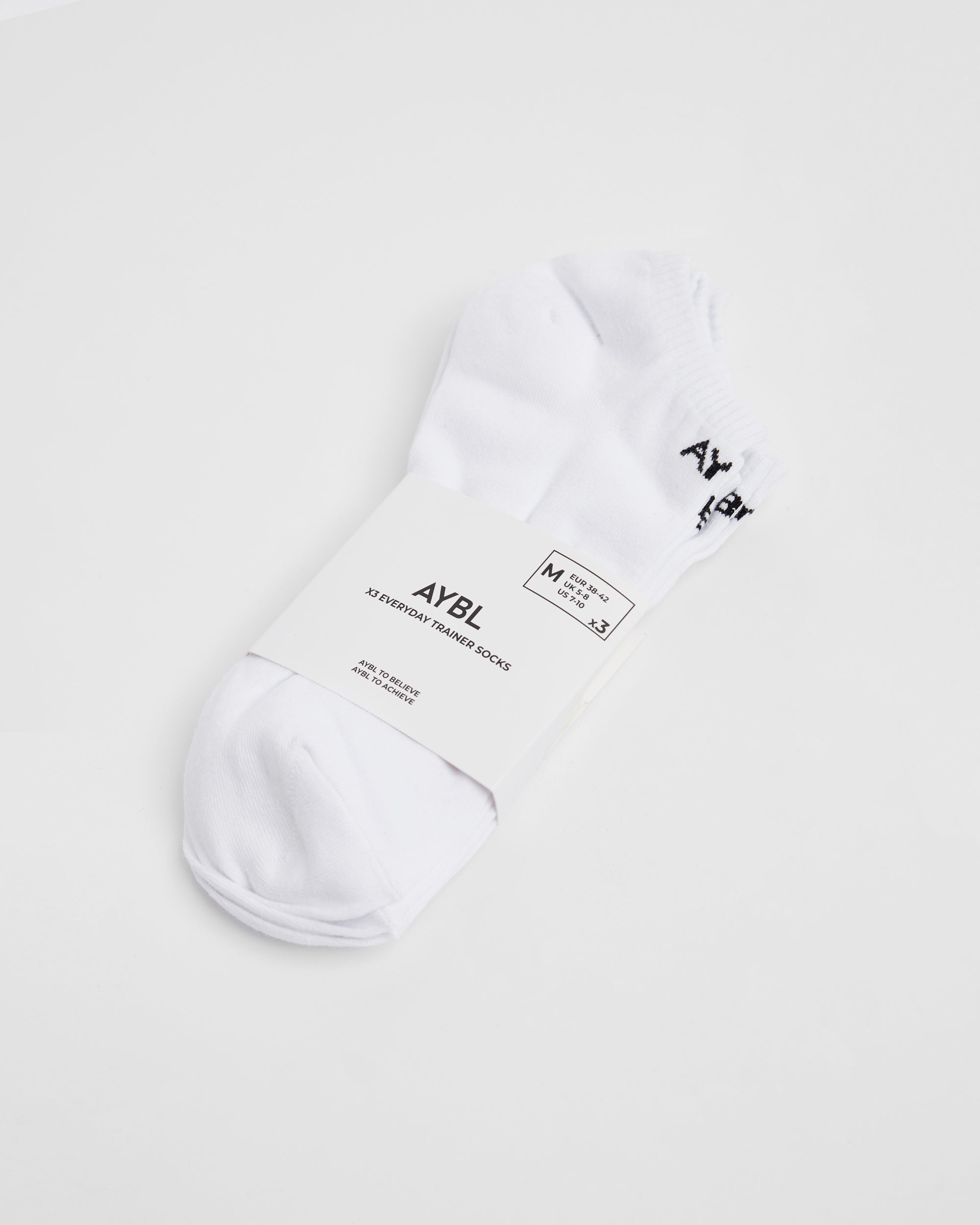 Everyday Trainer Socks (3 Pack) - Wit